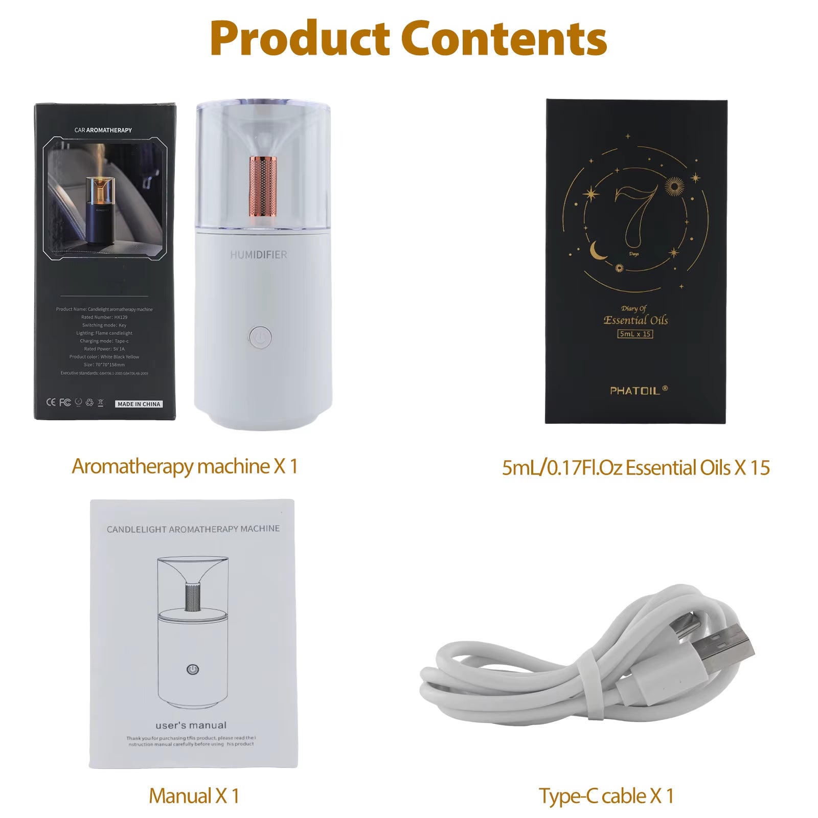 AromaDrive Mini Diffuser Set