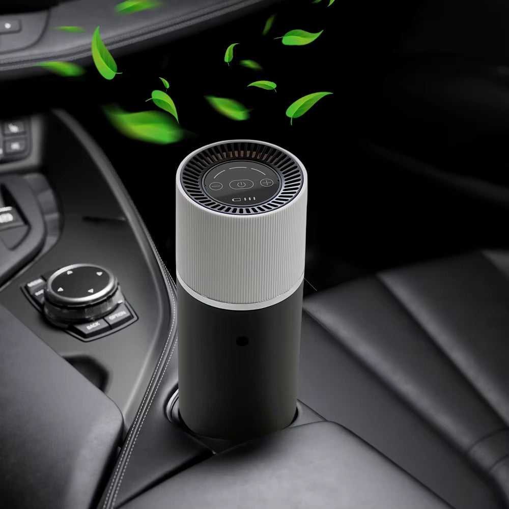 Quiet Mini Smart Air Purifier for Home & Car